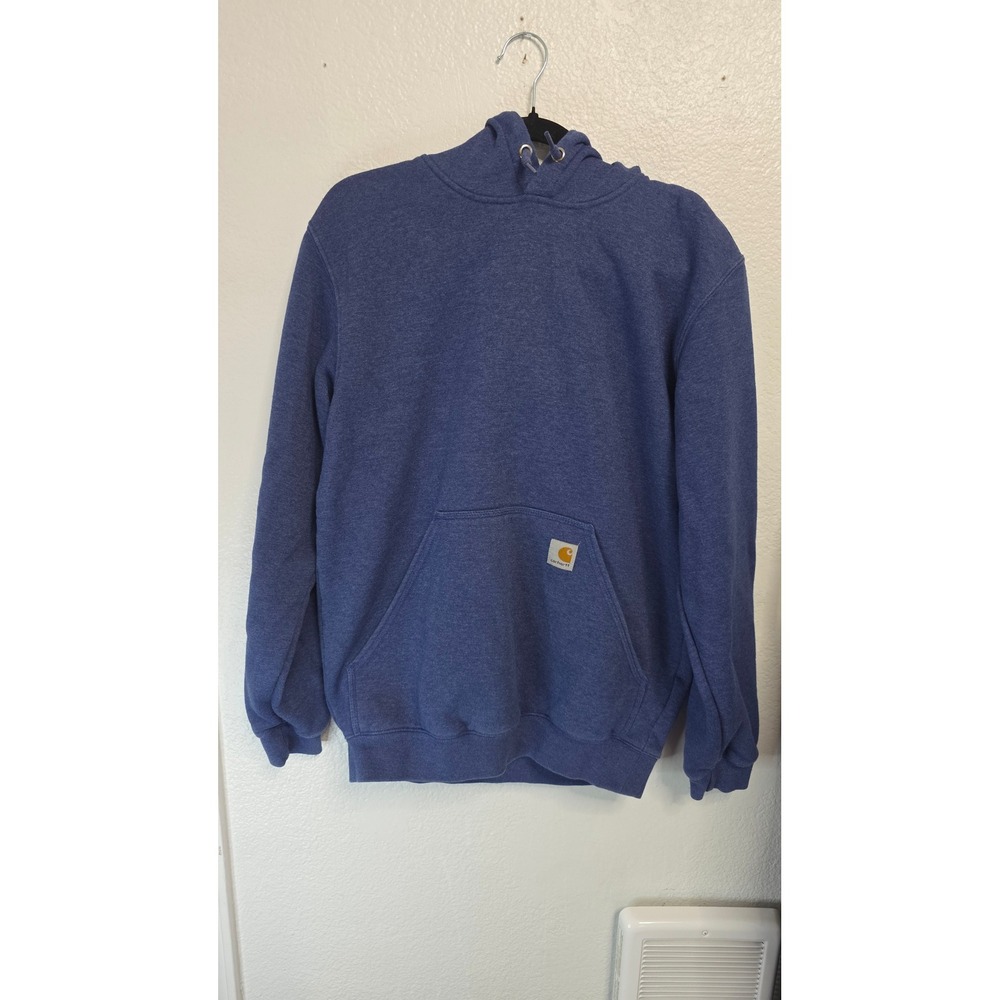 Carhartt Hoodie Mens Small Blue Excellent